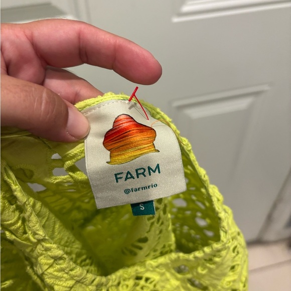 Farm Rio
Lime green palm tree richilier top - Picture 5 of 5